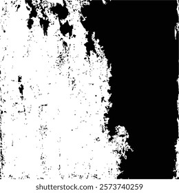 Black and White Abstract Grunge Texture background Vector