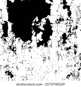 Black and White Abstract Grunge Texture background Vector