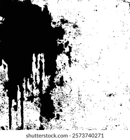 Black and White Abstract Grunge Texture background Vector