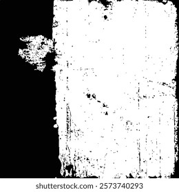 Black and White Abstract Grunge Texture background Vector