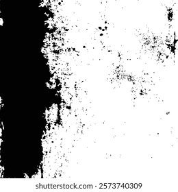 Black and White Abstract Grunge Texture background Vector