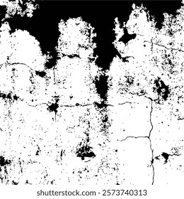 Black and White Abstract Grunge Texture background Vector