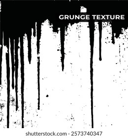Black and White Abstract Grunge Texture background Vector