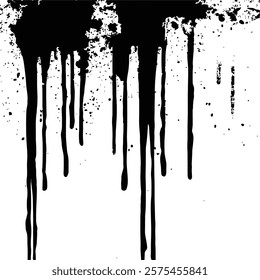 Black and White Abstract Grunge Texture background Vector