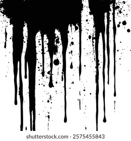Black and White Abstract Grunge Texture background Vector