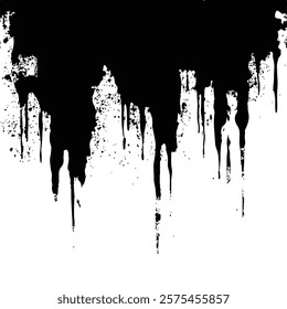 Black and White Abstract Grunge Texture background Vector