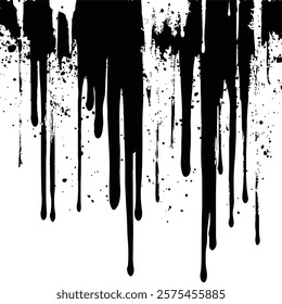 Black and White Abstract Grunge Texture background Vector