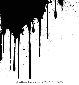 Black and White Abstract Grunge Texture background Vector