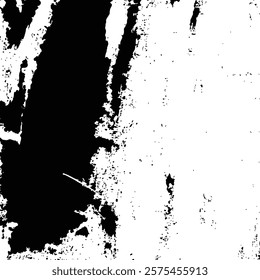 Black and White Abstract Grunge Texture background Vector