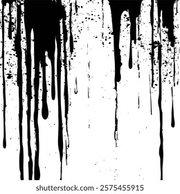 Black and White Abstract Grunge Texture background Vector