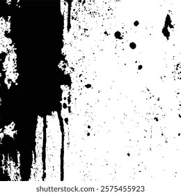 Black and White Abstract Grunge Texture background Vector
