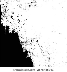 Black and White Abstract Grunge Texture background Vector