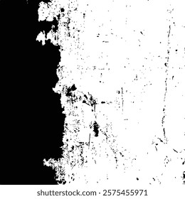 Black and White Abstract Grunge Texture background Vector