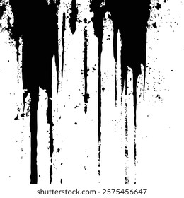 Black and White Abstract Grunge Texture background Vector