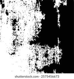 Black and White Abstract Grunge Texture background Vector