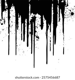 Black and White Abstract Grunge Texture background Vector