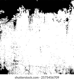 Black and White Abstract Grunge Texture background Vector