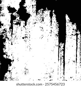 Black and White Abstract Grunge Texture background Vector