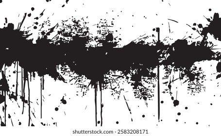 Black and White Abstract Grunge Texture background. Grunge Distressed Paint Background Overlay Texture. 