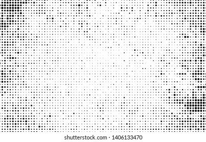 Black and white abstract halftone background