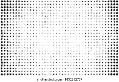 Black and white abstract halftone background