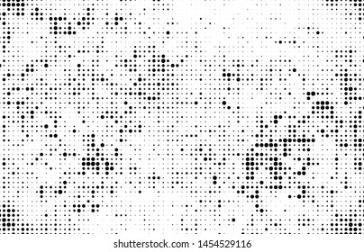 Black and white abstract halftone background