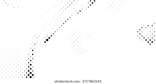 Black and White Abstract Halftone Dot Pattern Background. modern creative trendy design