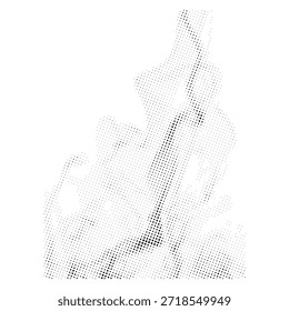 Um fundo de textura de padrão de ponto de meio-tom abstrato preto e branco, criando um efeito visual exclusivo.