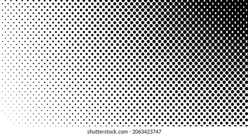 Black and white abstract halftone texture