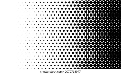 Black and white abstract halftone texture