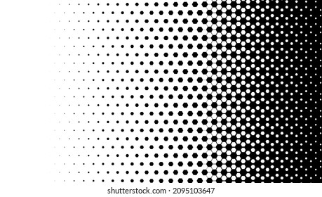 Black and white abstract halftone texture