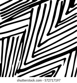 black and white abstract hand drawn texture