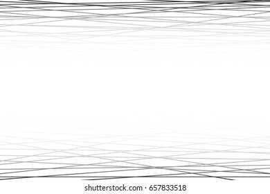 Black and white Abstract horizontal striped pattern. Vector illustration.