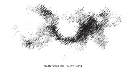 Una Imagen abstracta en blanco y negro que representa una doble hélice de ADN, representada con una textura garabateada o esbozada.