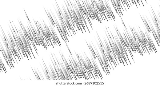 A black and white abstract image with diagonal lines creating a dynamic and textured pattern.