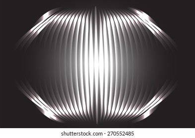 black white Abstract light background for Technology computer graphic website internet and business. Screen on stage. Vector illustration. Effect. neon.