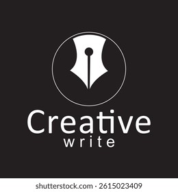 black and white abstract logo