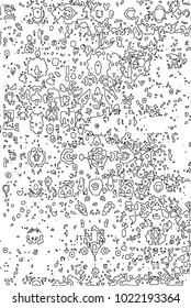 black and white abstract pattern