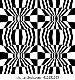 black and white abstract pattern