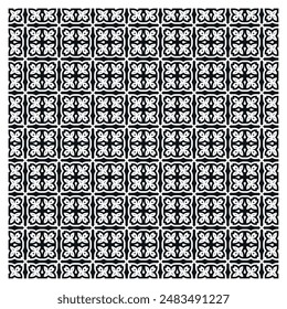 Black and white abstract pattern design with minimalist style