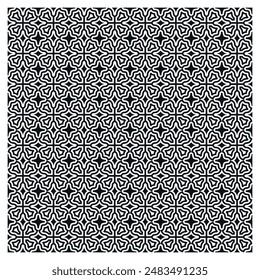 Diseño de patrón abstracto en blanco y negro con estilo minimalista