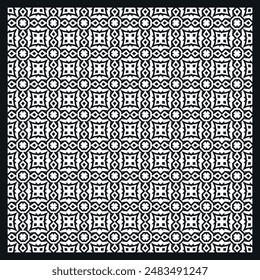 Black and white abstract pattern design with minimalist style