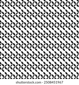 Black and white abstract pattern design.