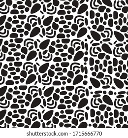 Black and white abstract pattern. Geometric background.