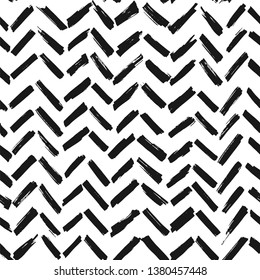 Black and white abstract pattern. Hand drawin design