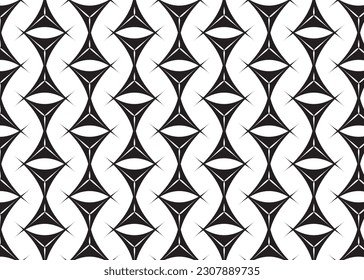 Black And White Abstract Pattern of Polygonal Shapes Suitable for design background, wrapping paper, wallpaper, business, poster and other creative industries