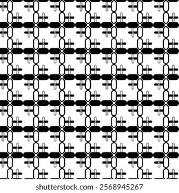 Black White Abstract Pattern Stock Illustrations