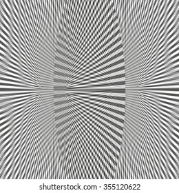 Black and white abstract pattern. Vector illustration.