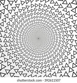 Black and white abstract pattern. Vector illustration.