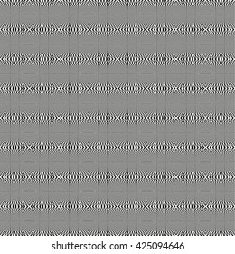 Black and white abstract pattern. Vector illustration.